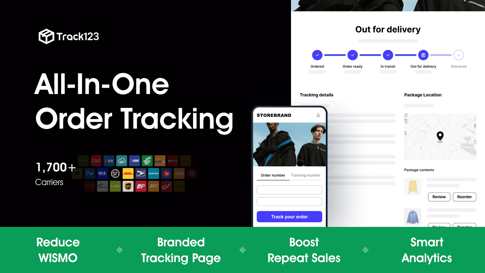 Track123 Order Tracking app